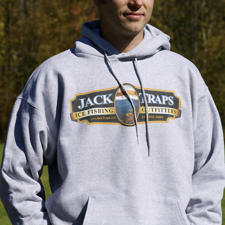 Jack Traps Hooded – Gray – Jack Traps Ice Fishing Traps and Tip Ups