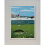Ice Fishing Print "Largemouth Lunch" (Largemouth Bass)