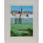 Ice Fishing Print "Turn Pike" (Northern Pike)