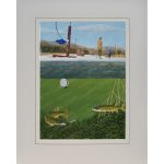 Ice Fishing Print "Chain Reaction" (Pickerel)
