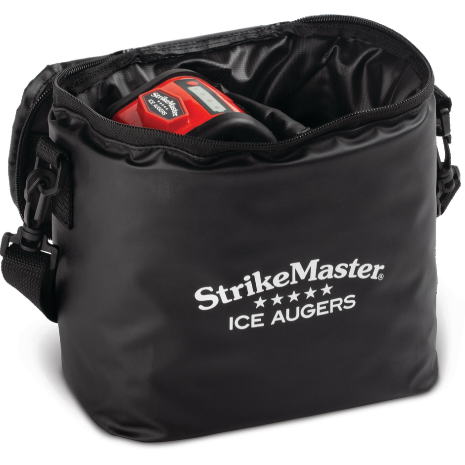 Strikemaster 40V Battery Bag – Jack Traps Ice Fishing Traps and