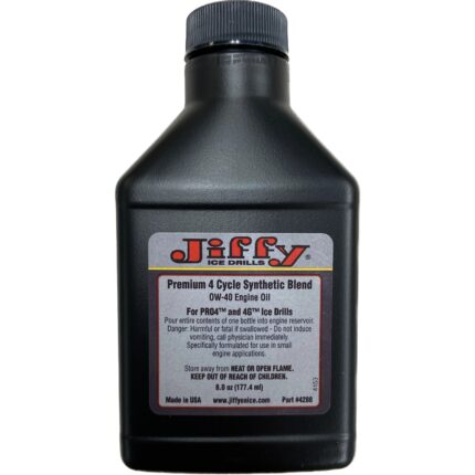 Jiffy 4 Cycle Oil 3.0oz for Lite Drills – Jack Traps Ice Fishing Traps and  Tip Ups